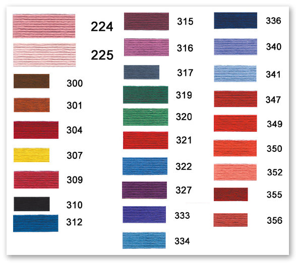DMC Mouline Cotton Stranded Thread - 150 to 498, B5200, Ecru