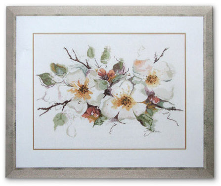 Cross Stitch Kit - Apple Blossom 49x39cm