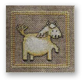 Cross Stitch Kit - Horse 6.5x6.5cm