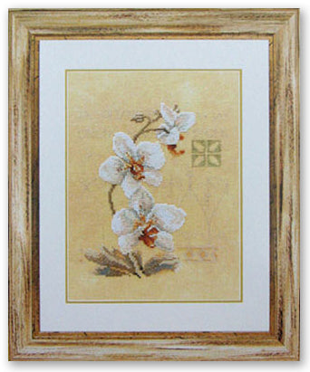 Cross Stitch Kit - Orchid 17x23cm