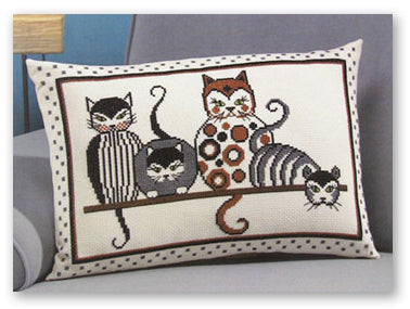 Cross Stitch Kit - Cats 58x40cm