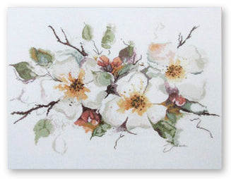 Cross Stitch Kit - Apple Blossom 49x39cm